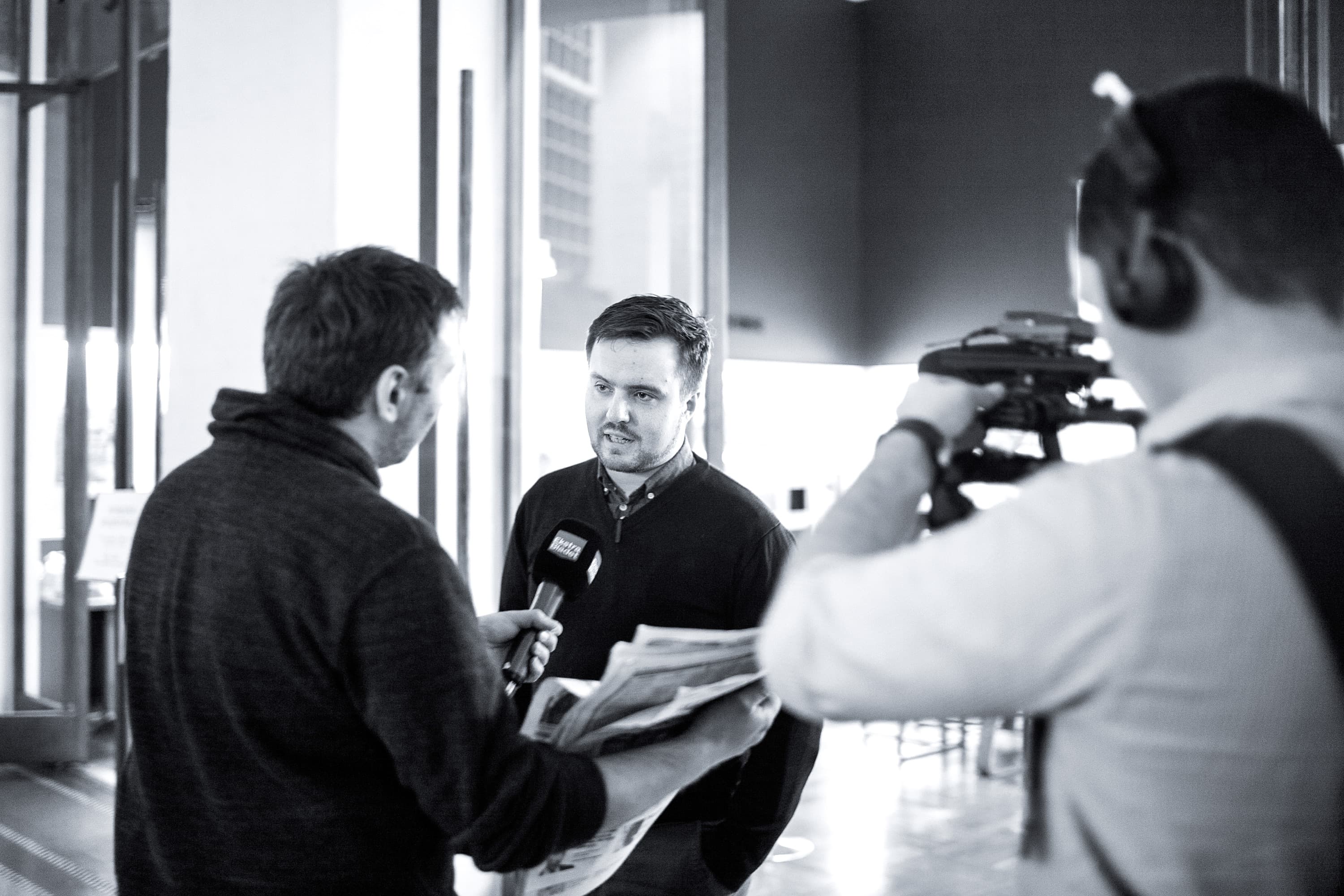 I Thisted har MF Simon Kollerup (S) måttet afvise rygter om, at han skulle være interesseret i at stille op som spidskandidat ved KV17. Foto: Rasmus Flindt Pedersen / Polfoto