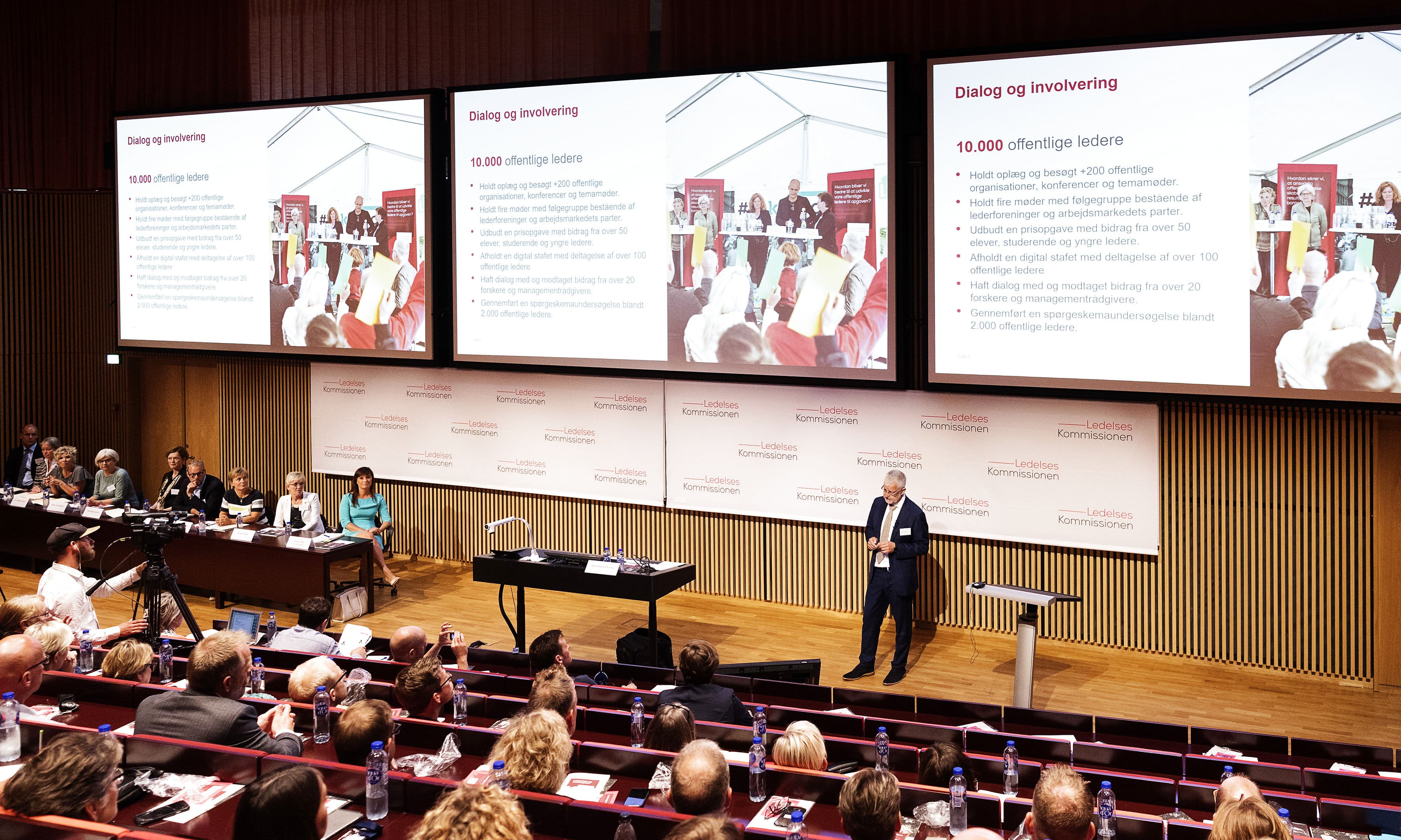 Ledelseskommissionens formand, Allan Søgaard Larsen, præsenterede tirsdag kommissionens anbefalinger til bedre offentlig ledelse.