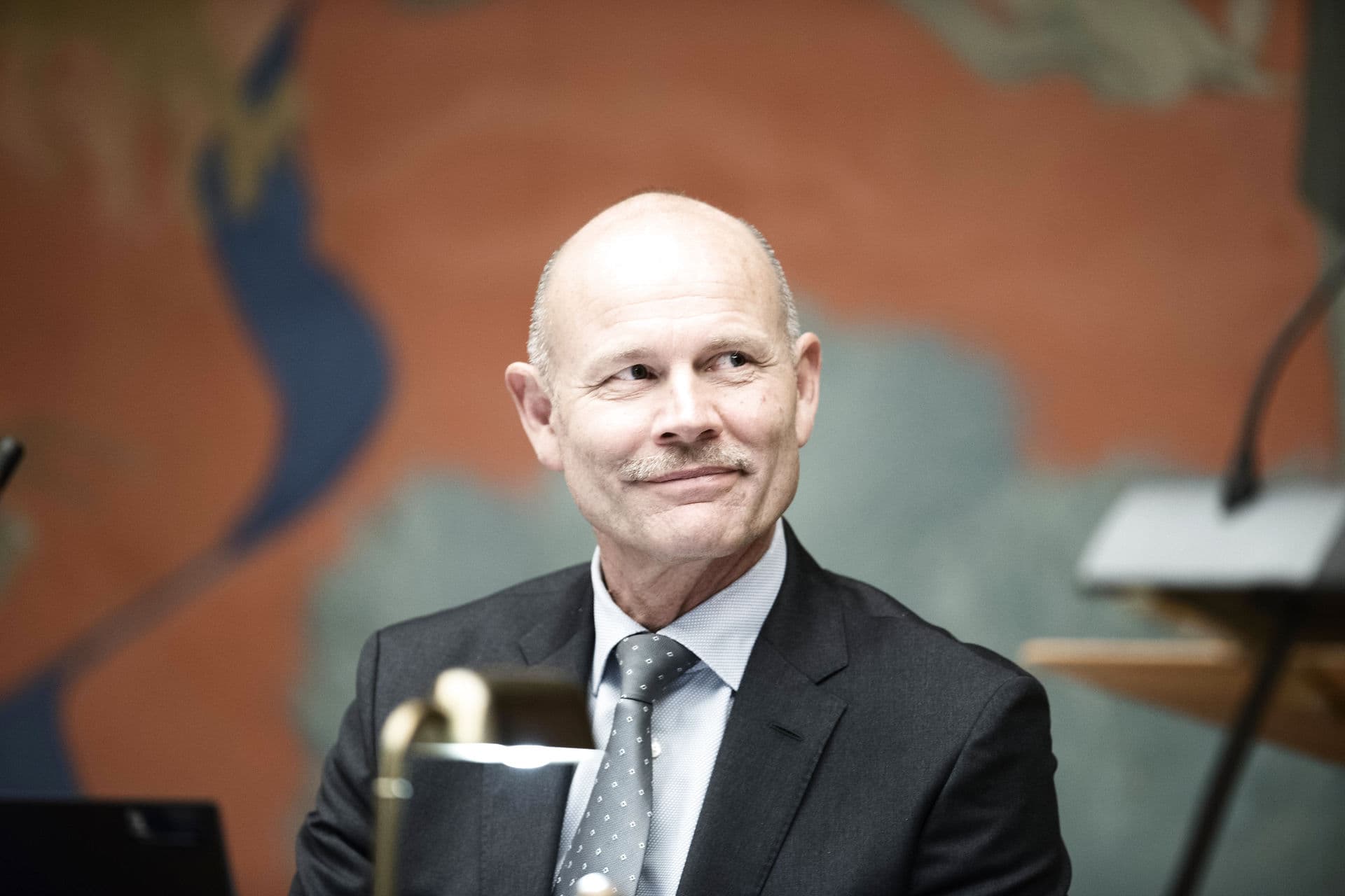 Stefan Birkebjerg Andersen, stadsdirektør i Odense Kommune, deltog i paneldebat om digital ledelse på Folkemødet på Bornholm.